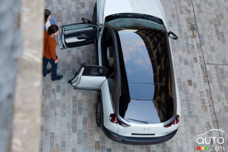 2022 Mazda MX-30, from above